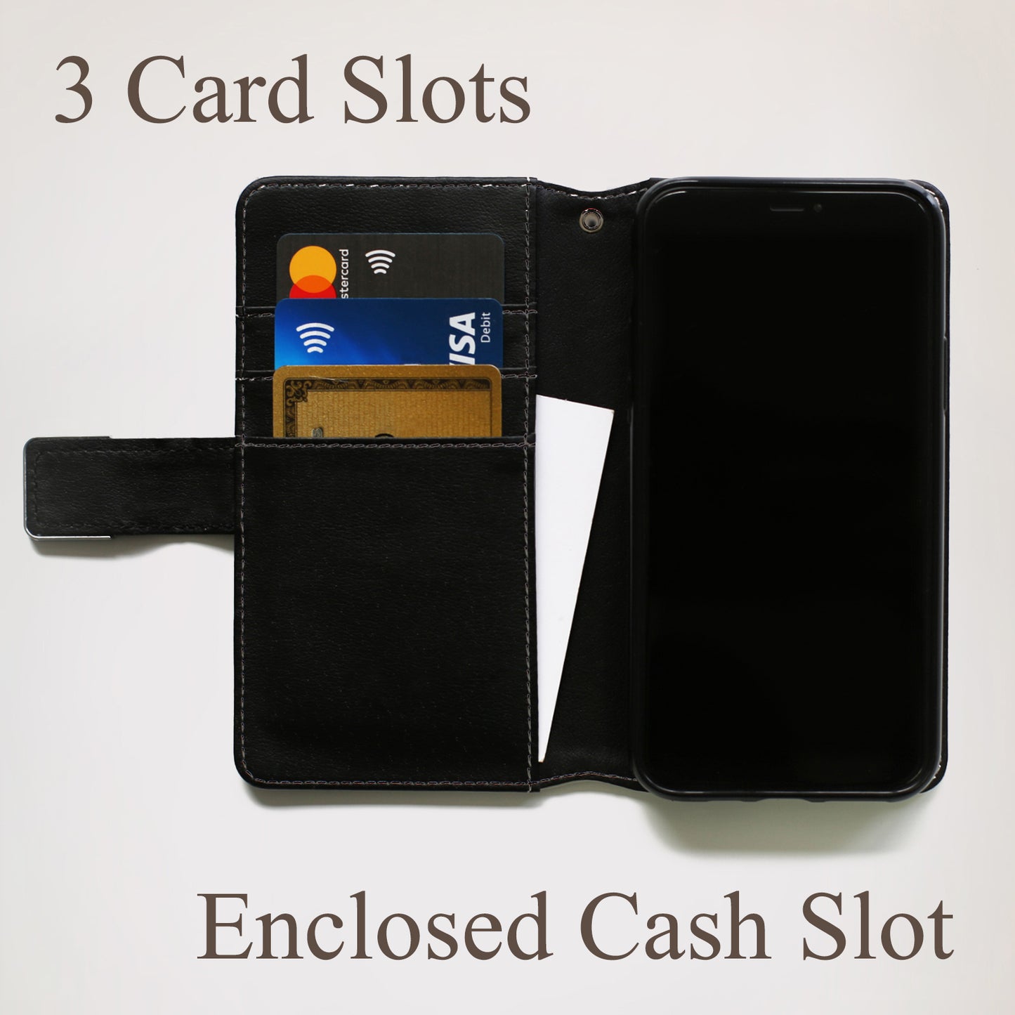 Personalised iPhone Leather Wallet Case