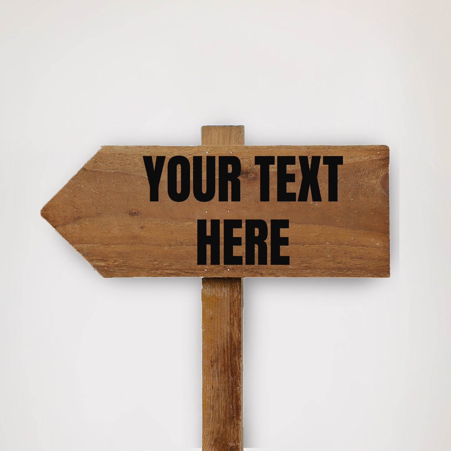 Personalised Wooden Arrow Garden Sign