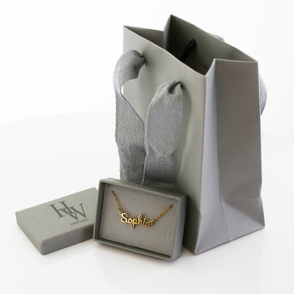 Personalised Necklace with Name - Font Option 5