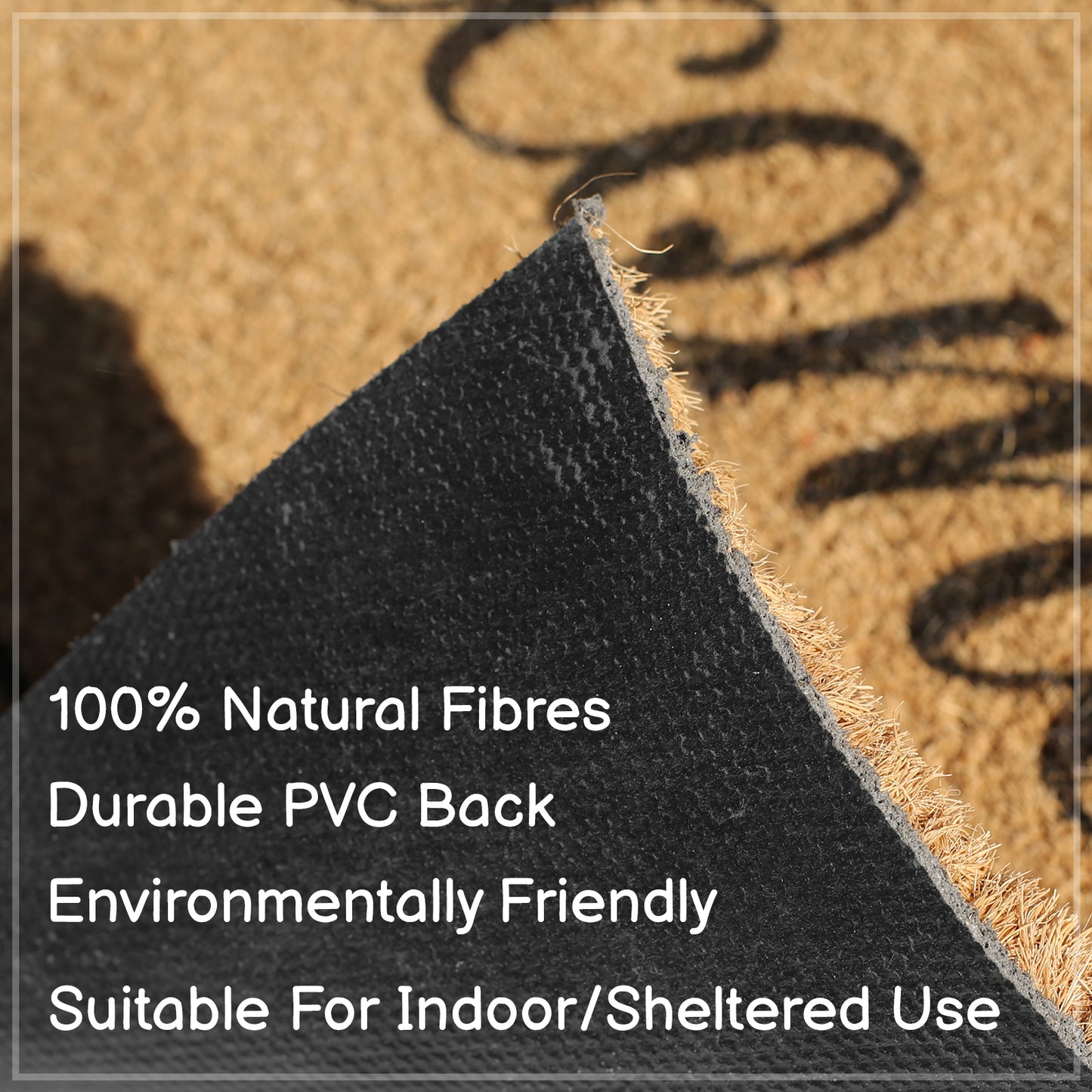 Personalised Coir Doormat – Logo/Text Uploads