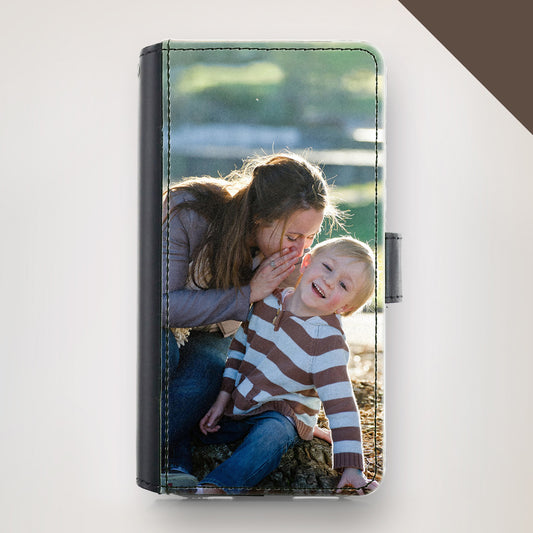 Personalised Google Pixel Leather Wallet Case