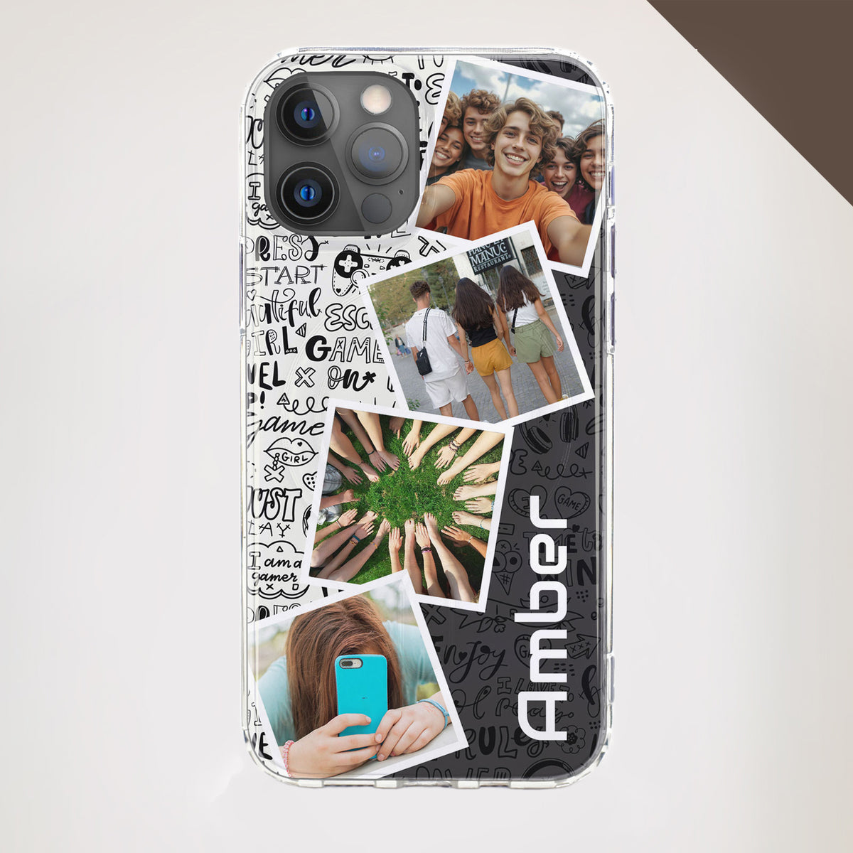 graffiti gamer 4 Image Collage Phone Case