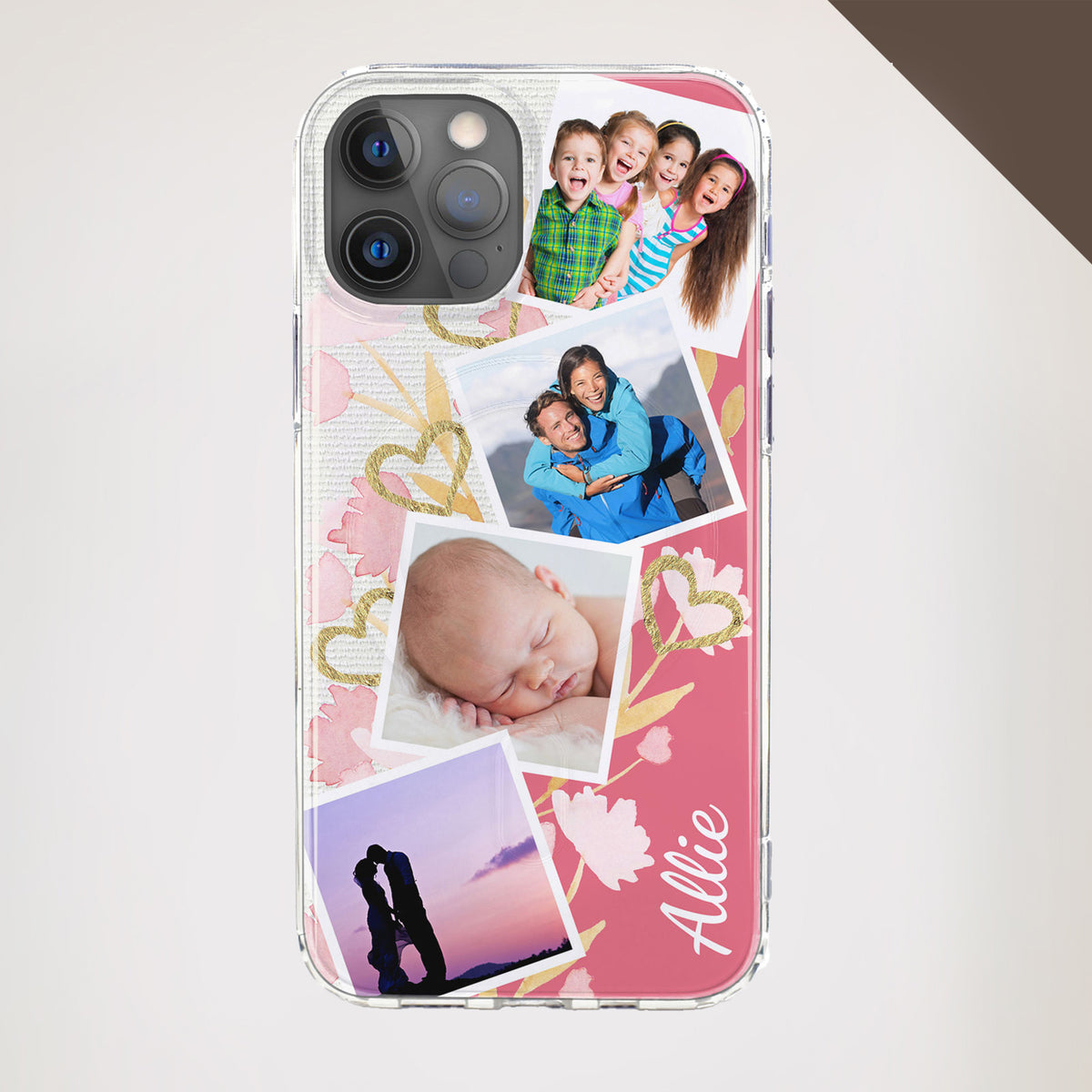 Pink Flower Photo Phone Case