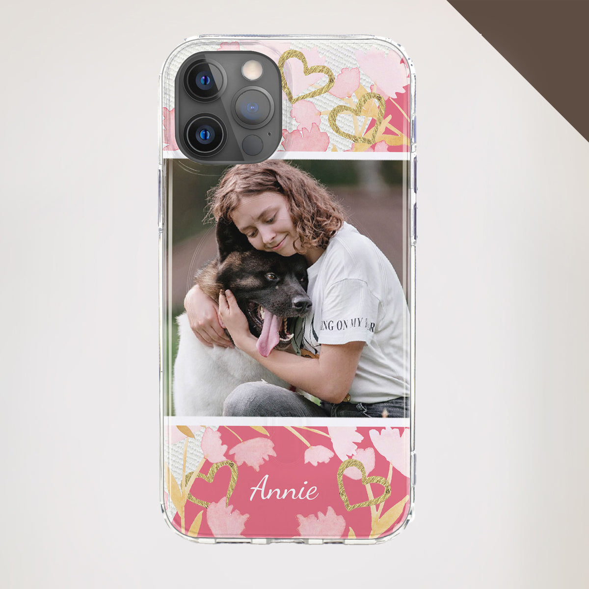 Pink Flower Photo Phone Case