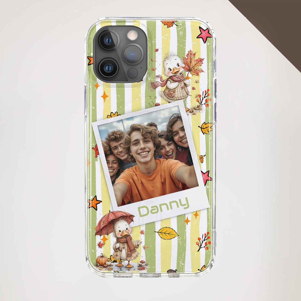 Whimsical Duck Photo Phone Case