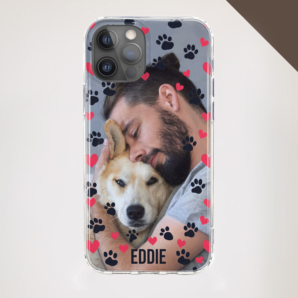 Paw Prints Hearts Phone Case