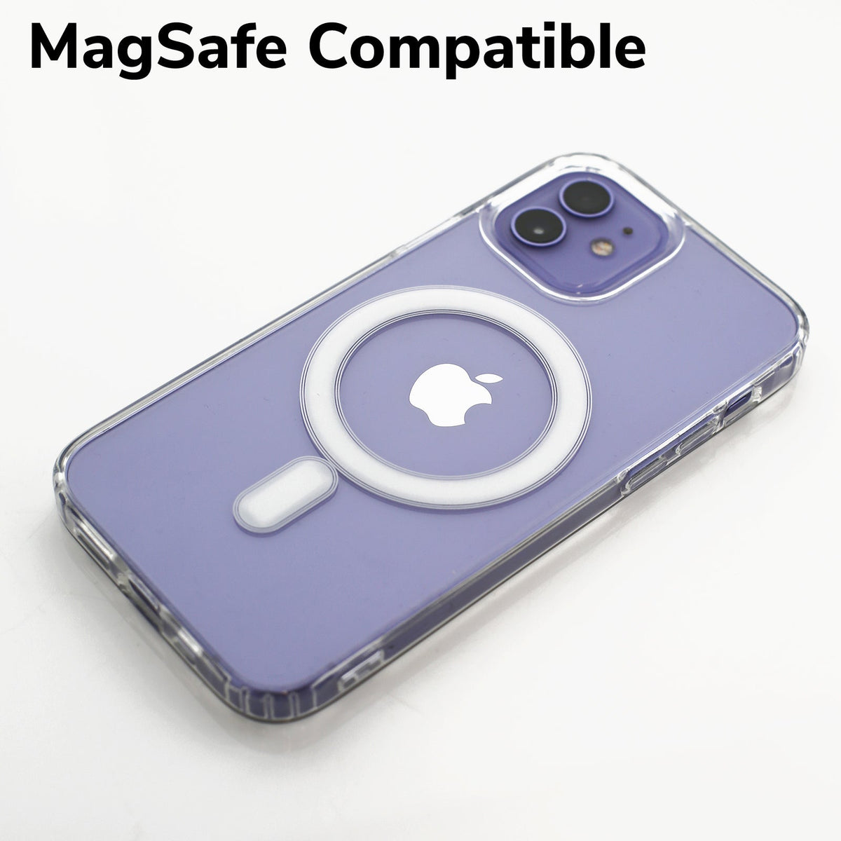 Personalised iPhone MagSafe Gel Case with Love Hearts, 1 Image Upload