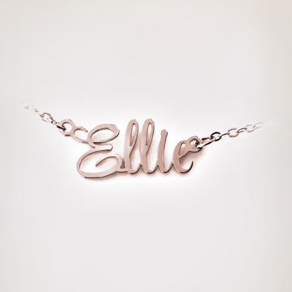 Personalised Necklace with Name - Font Option 3