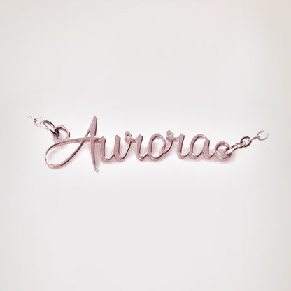 Personalised Necklace with Name - Font Option 4