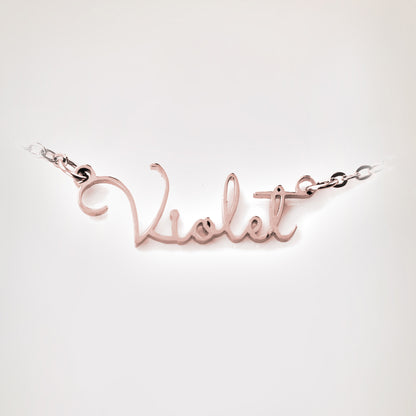 Personalised Necklace with Name - Font Option 6