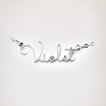 Personalised Necklace with Name - Font Option 6