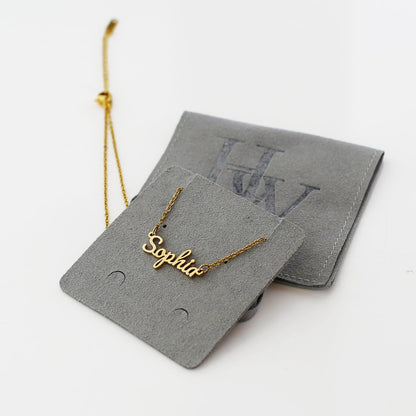 Personalised Necklace with Name - Font Option 5