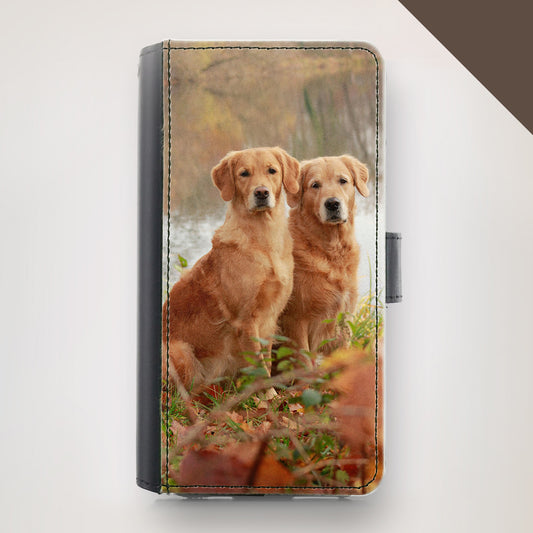 Personalised Samsung Leather Wallet Case