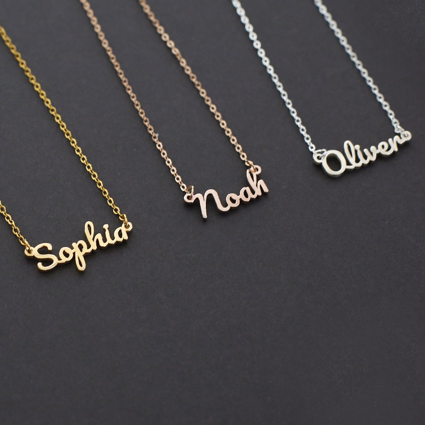 Personalised Necklace with Name - Font Option 5
