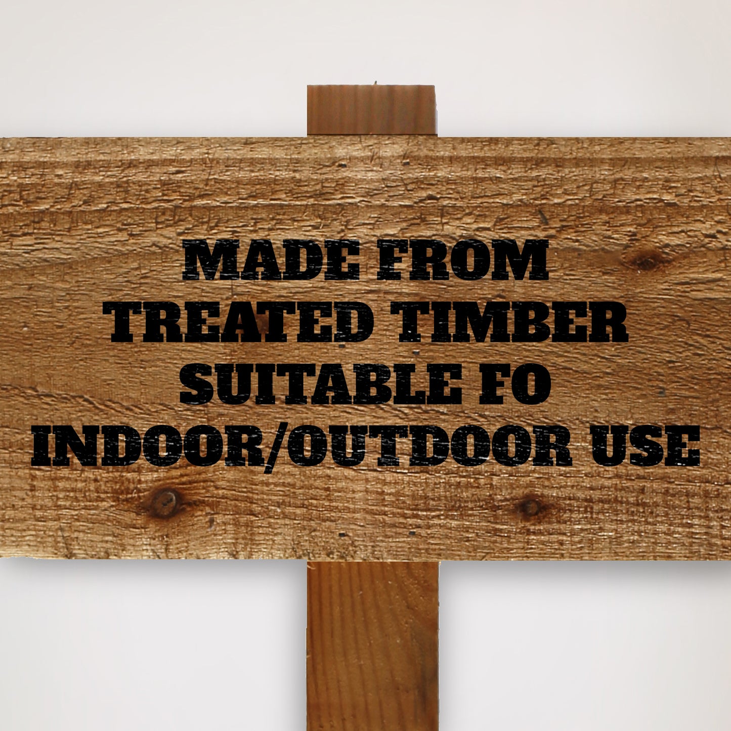 Personalised Wooden Arrow Garden Sign