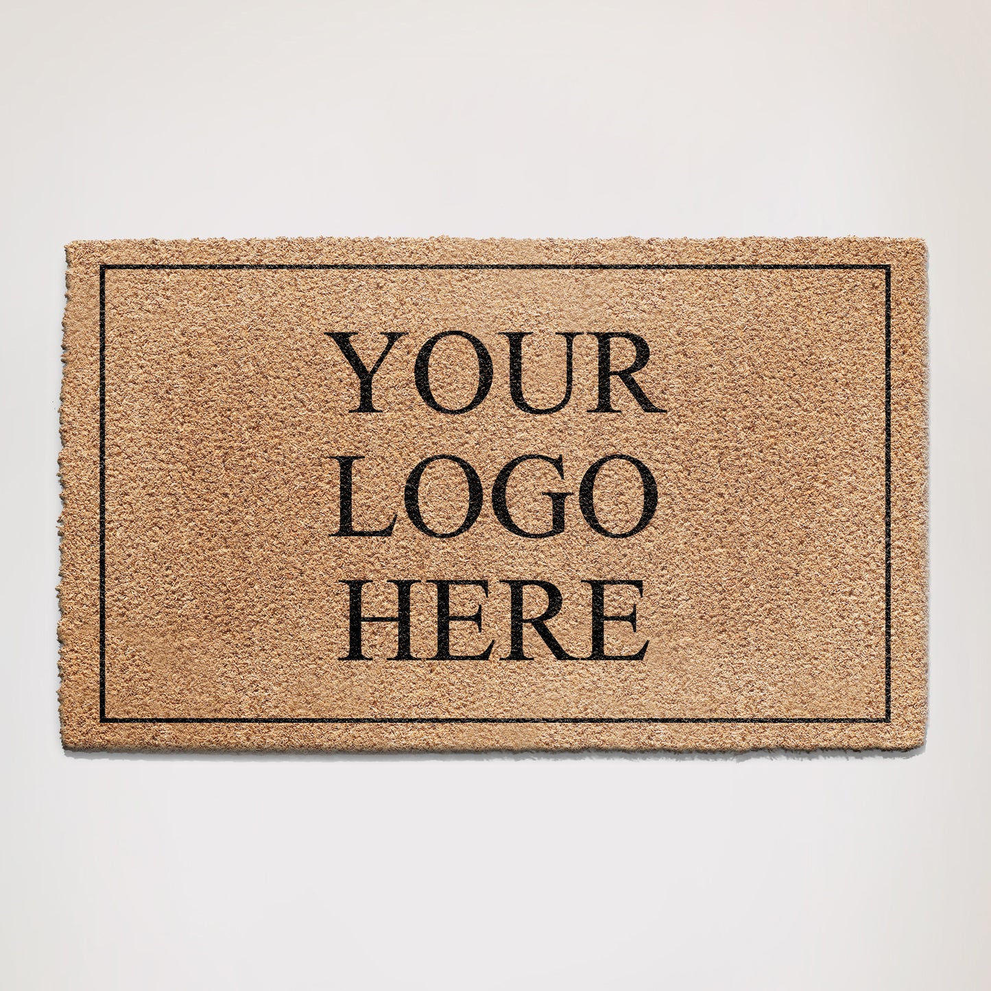 Personalised Coir Doormat – Logo/Text Uploads