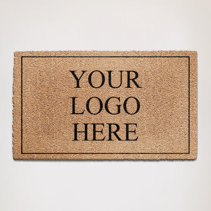 Personalised Coir Doormat – Logo/Text Uploads