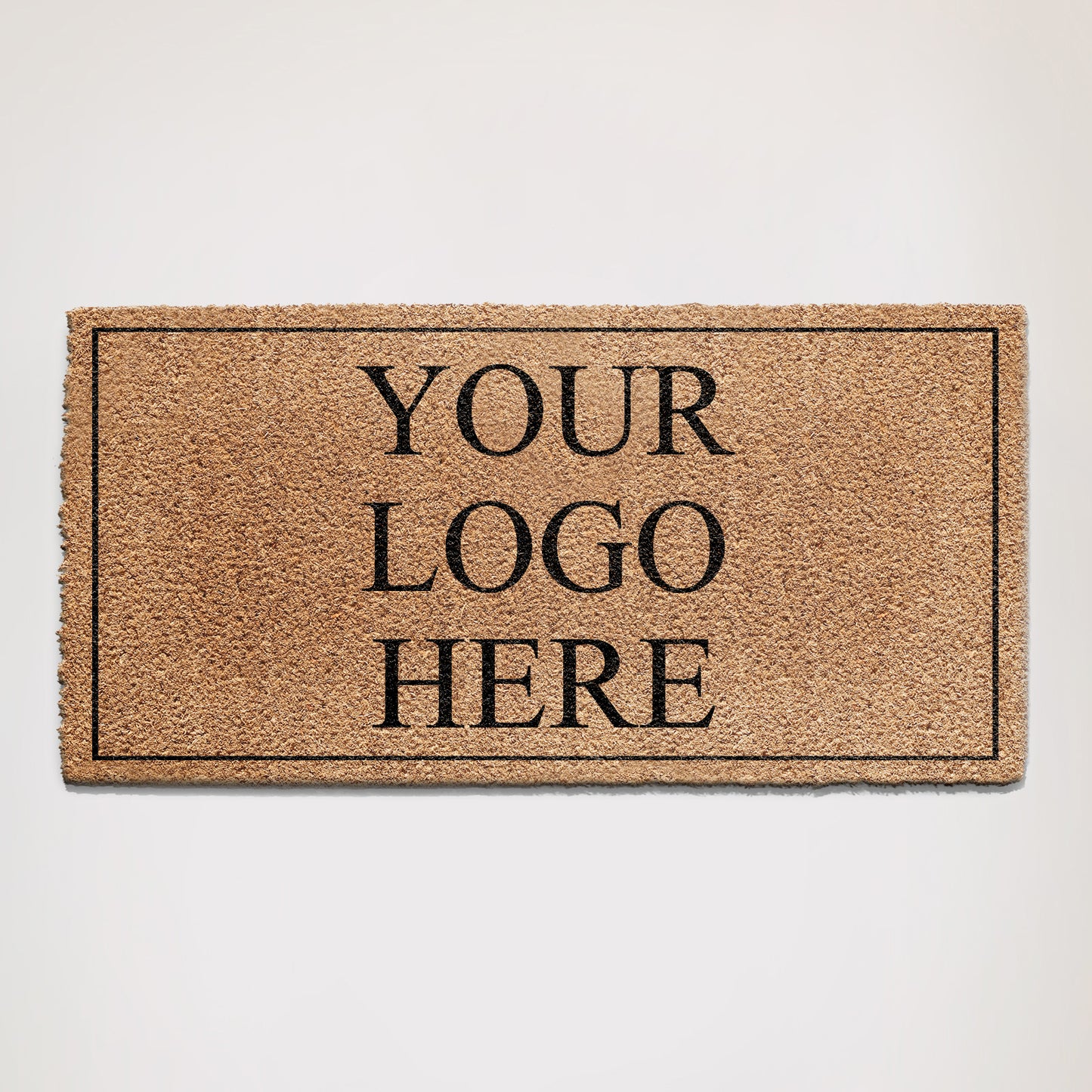 Personalised Coir Doormat – Logo/Text Uploads
