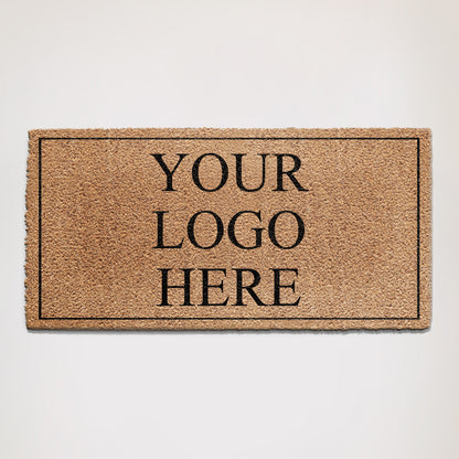 Personalised Coir Doormat – Logo/Text Uploads