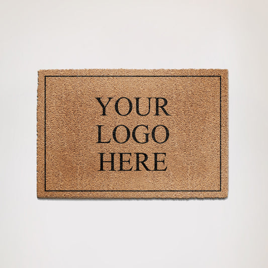 Personalised Coir Doormat – Logo/Text Uploads